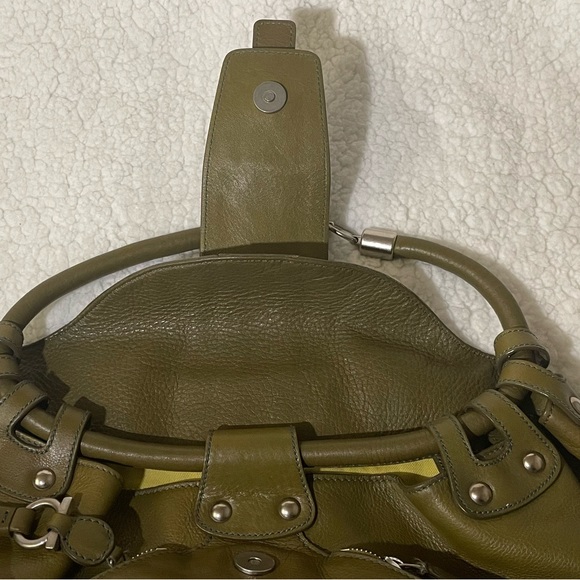 Ferragamo olive top handle bag - Picture 7 of 11